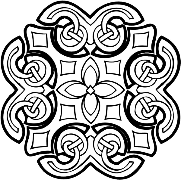 Celtic emblem vinyl decal. Personalize on line. celtic-decal-co_0085w