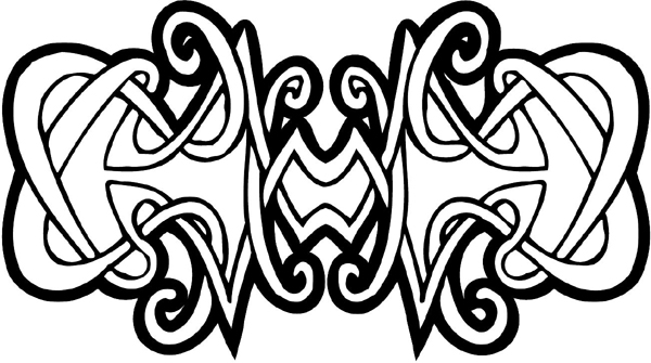 Celtic Symbol graphic vinyl decal personalize on line. celtic-decal-co_0093w