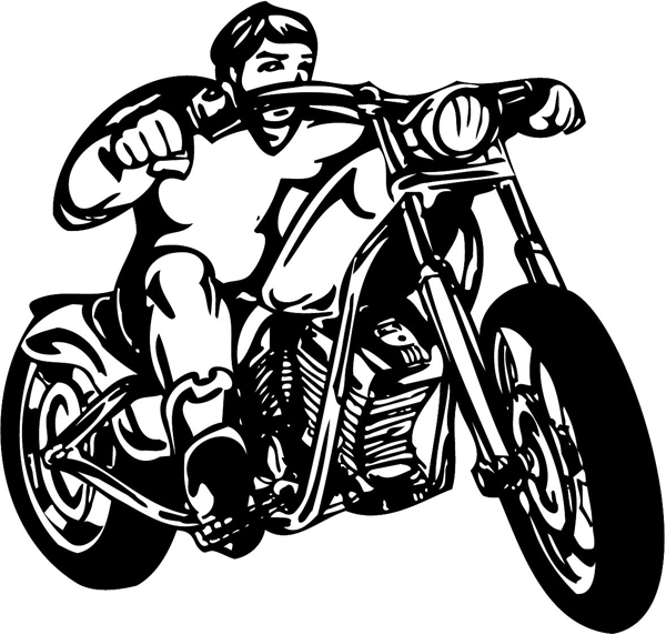 Thunder-Cycle vinyl action decal customized on line. thunder-cycle-tc_045