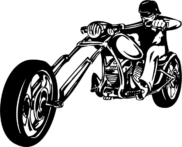 Thunder Cycle and Rider vinyl sticker. Customize on line. thunder-cycle-tc_048