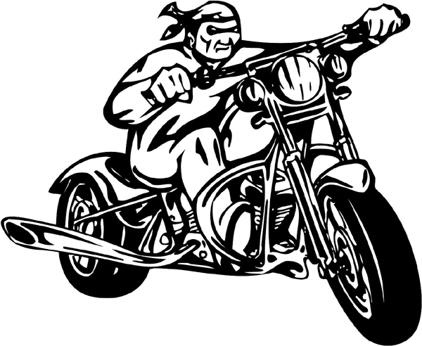 SignSpecialist.com – General Decals - Thunder-Cycle with rough rider ...