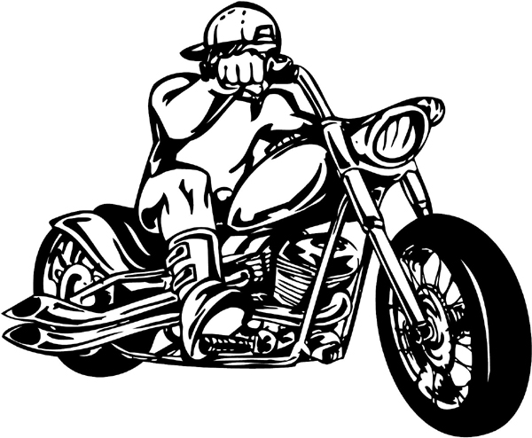 Thunder-Cycle with cool rider graphic decal. Customize on line. thunder-cycle-tc_073