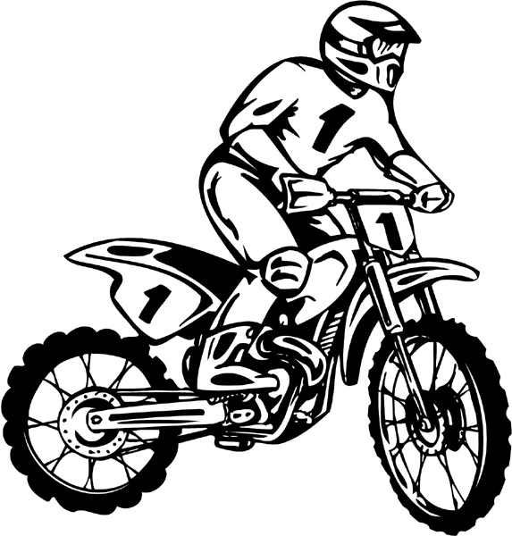 Thunder-Cycle race driver vinyl graphic sticker customized as you order. thunder-cycle-tc_094