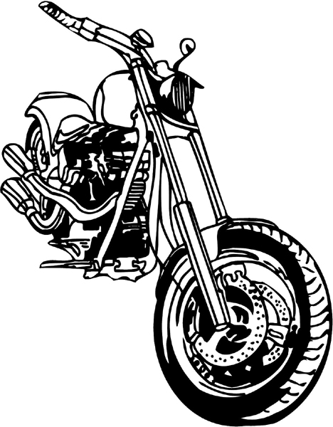Thunder Cycle parked vinyl decal. Personalize on line. thunder-cycle-tc_101
