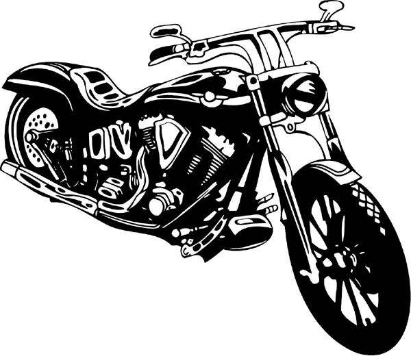 Thunder Cycle without rider vinyl sticker. Personalize on line. thunder-cycle-tc_107