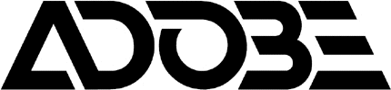 ADOBE 1 Graphic Logo Decal