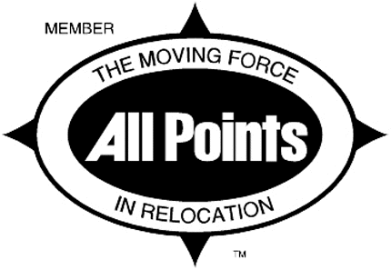 ALLPOINTS RELOCATION Graphic Logo Decal