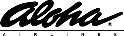 ALOHA AIR 2 Graphic Logo Decal