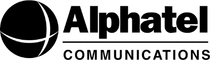 ALPHATEL COMM Graphic Logo Decal