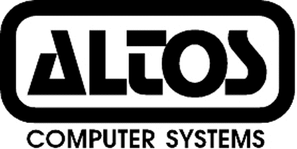 ALTOS COMPUTER Graphic Logo Decal