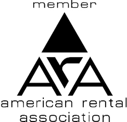 AMER RENTAL ASSOC. Graphic Logo Decal