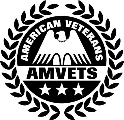 AMERICAN VETERNS AMVETS Graphic Logo Decal