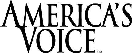 AMERICAS VOICE 2 Graphic Logo Decal