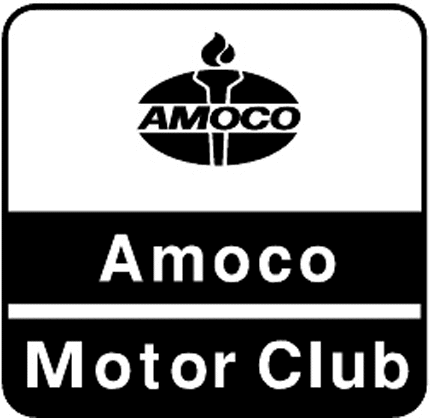 AMOCO MOTOR CLUB Graphic Logo Decal