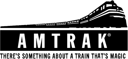 AMTRAK 2 Graphic Logo Decal