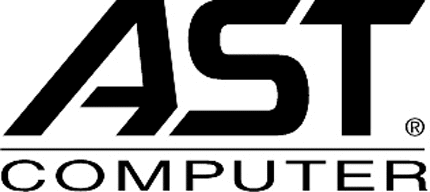 AST Computer Graphic Logo Decal