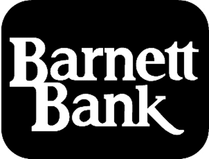 BARNETT BANK Graphic Logo Decal