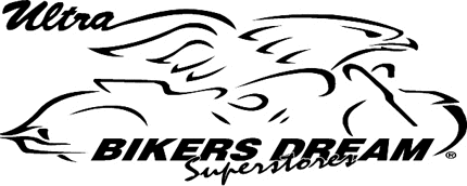 BIKERS DREAM SUPERSTORES Graphic Logo Decal