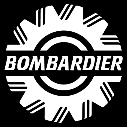 BOMBARDIER Graphic Logo Decal