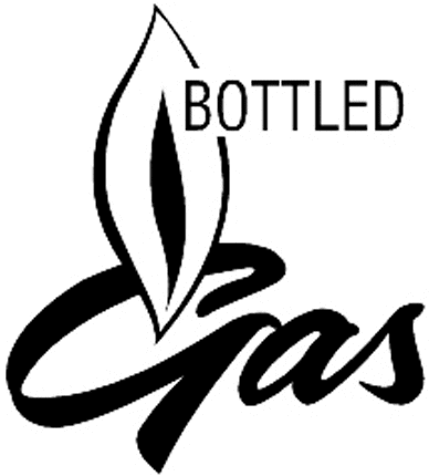 BOTTLED GAS Graphic Logo Decal