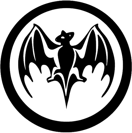 Bacardi Graphic Logo Decal