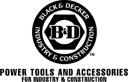 Black & Decker Graphic Logo Decal