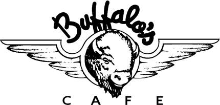 Buffaloes Cafe Graphic Logo Decal