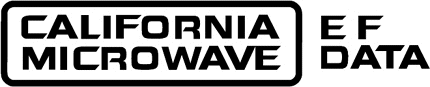 CALIFORNIA MICROWAVE Graphic Logo Decal