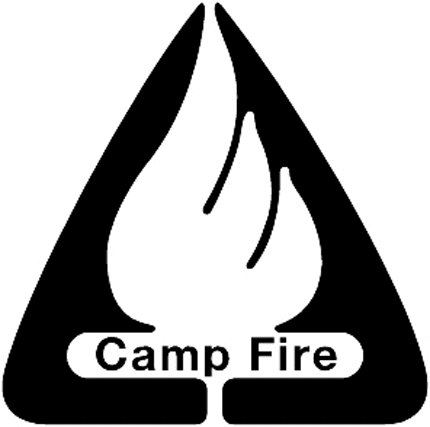 CAMP FIRE Graphic Logo Decal