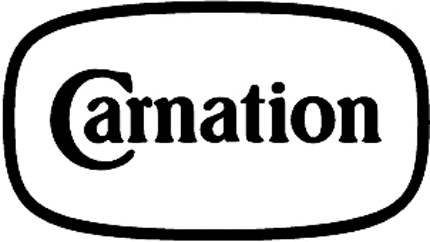 CARNATION Graphic Logo Decal