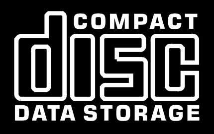 CD DATA STORAGE Graphic Logo Decal