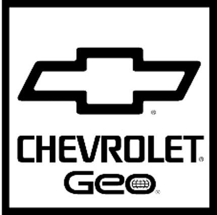 CHEVY GEO Graphic Logo Decal