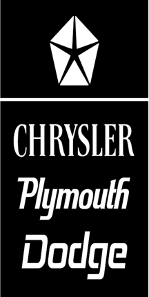 CHRYSLER 5 Graphic Logo Decal