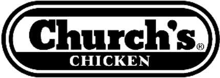 CHURCHS RESTAURANT Graphic Logo Decal