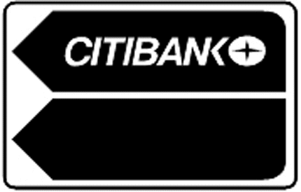 CITIBANK CASH CARD Graphic Logo Decal