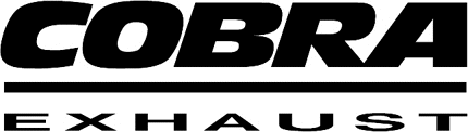 COBRA AXHAUST Graphic Logo Decal