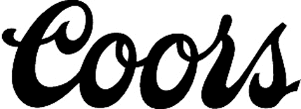 COORS BEER Graphic Logo Decal