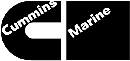 CUMMINS MARINE Graphic Logo Decal