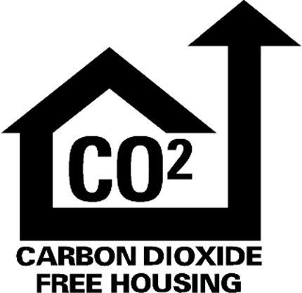 Carbon Dioxide Fee Housing Graphic Logo Decal