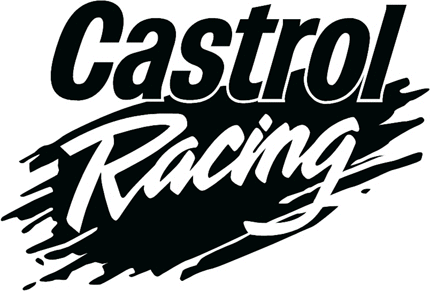 Castrol Racing Graphic Logo Decal