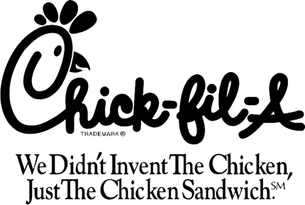 Chick Fil A Graphic Logo Decal