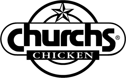 Churchs Chicken Graphic Logo Decal