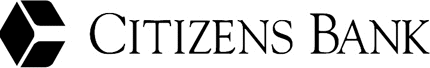 Citizens Bank5 Graphic Logo Decal