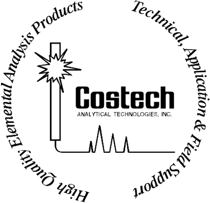 Costech Analytical Tech. Graphic Logo Decal