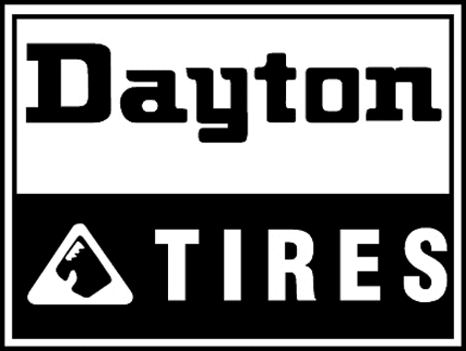 DAYTON TIRES Graphic Logo Decal