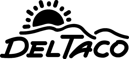 DEL TACO 3 Graphic Logo Decal