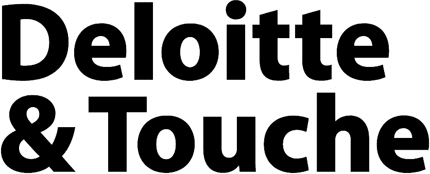 DELOITTE & TOUCHE Graphic Logo Decal