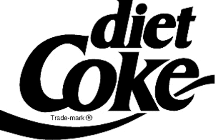 DIET COKE Graphic Logo Decal