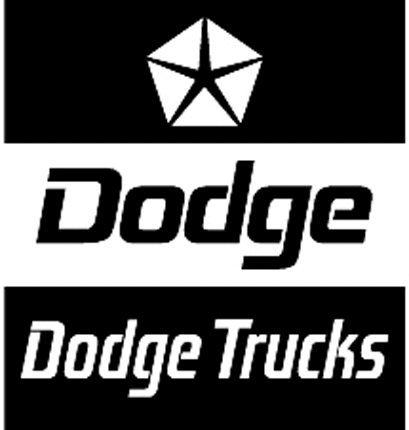 DODGE DEALER Graphic Logo Decal