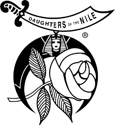 Daughters of the Nile Graphic Logo Decal